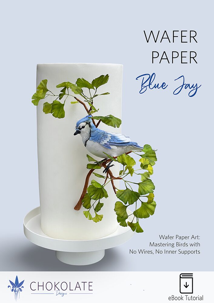 Blue Jay wafer Paper - Chokolate Designs