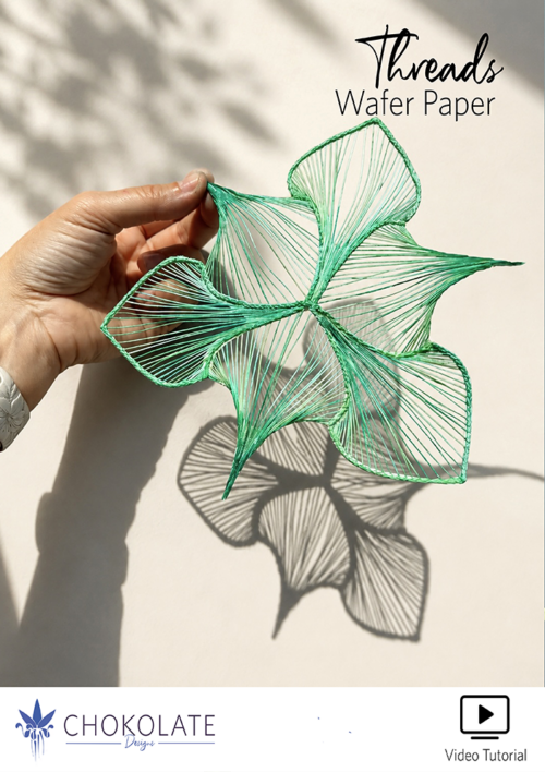 Threads Wafer Paper Video - Chokolate Designs