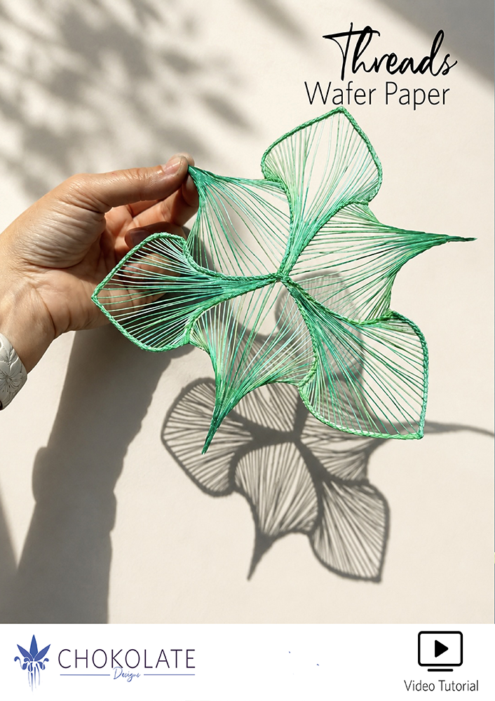 Threads Wafer Paper Video - Chokolate Designs