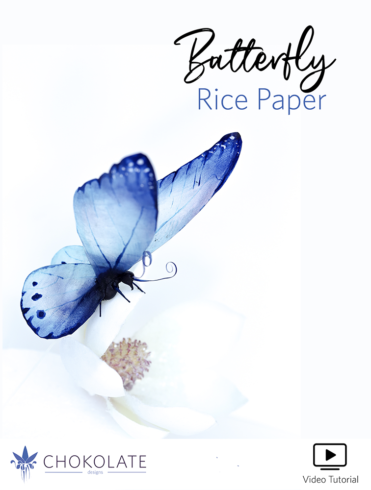Rice paper - Papel de arroz - Feuille de riz - Tutorial Cake decorating