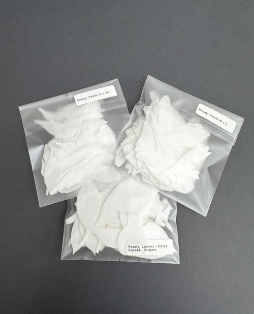 Pre-Cut Wafer Paper Peony Flowers