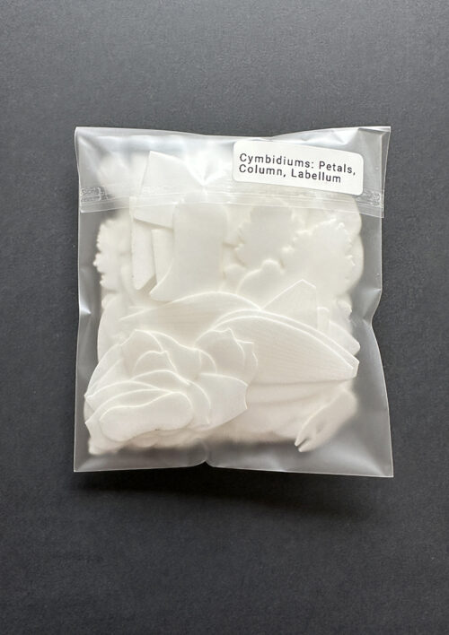 Pre-Cut Wafer Paper Cymbidium Flowers