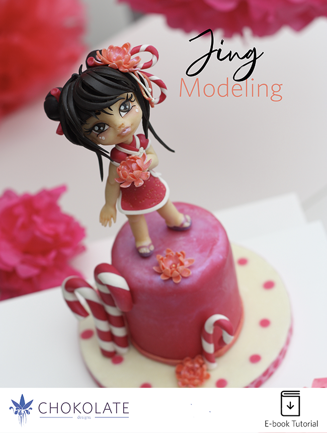 Pastel chocolate - Cake design - Doll cake chocolate - Tutorial