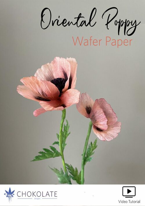 Wafer Paper Oriental Poppy