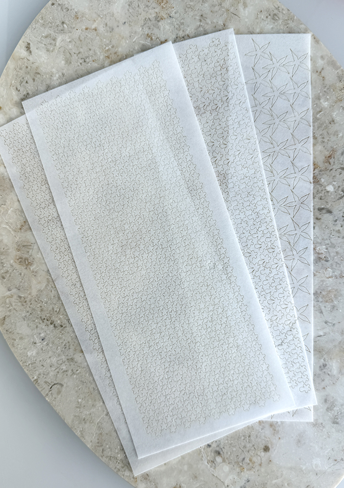 Pre-cut Queen Annes Lace Sheets - Chokolate Designs