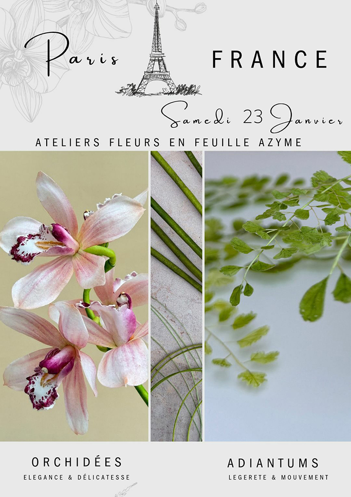 Masterclass Workshop Wafer Paper Paris France - Chokolate Designs